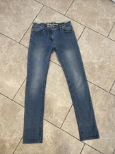 Staccato Jungen Jeans Hose Denim 170 verstellbarer Bund Blau  schmal