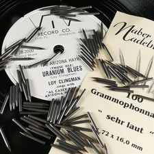 100 Grammophonnadeln Sehr Laut Schellack 78RPM Gramophone Needles very loud Tone