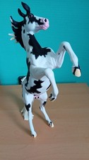 Breyer Pferd Silver Steiger Repaint Zum Black Tobiano Schecke