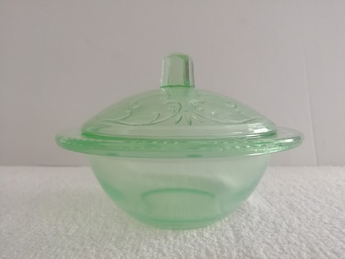 Kleine grüne glasdose schale - kleine,