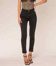 Damen Jeans Skinny Stretch High Waist schwarz  Denim Nina Carter P173