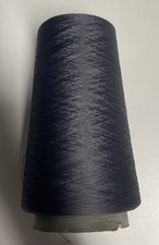 1 Kone Bauschgarn Overlock Nähgarn Grau Anthrazit dunkelgrau Faden
