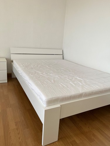 Bettgestell weiß 140cm - , x