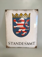 Altes Emailleschild /