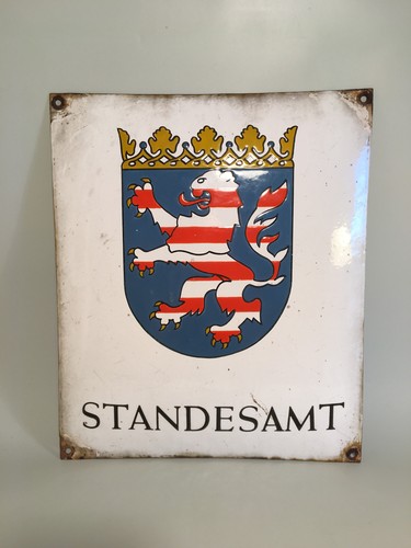 Altes emailleschild - altes,