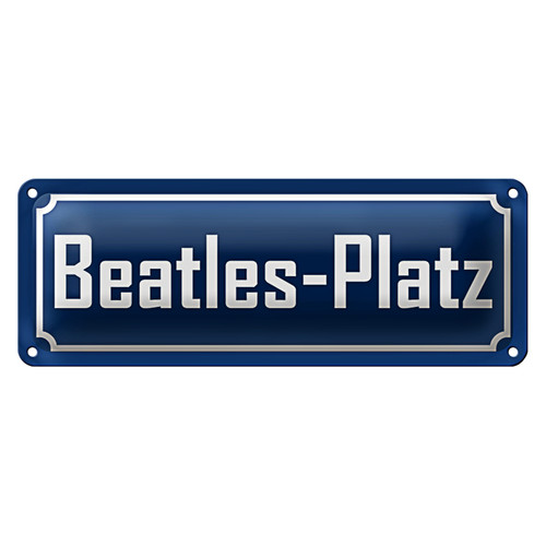 Blechschild beatles platz - blechschild, beatles-platz