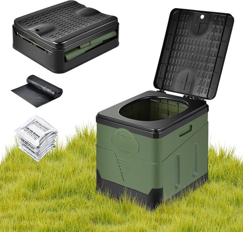 Campingtoilette faltbar aus