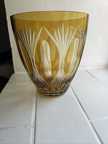 Vase böhmisch glas - vase,