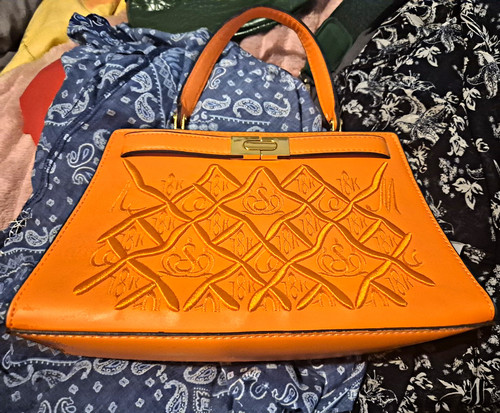 Damen henkeltasche orange - damen,