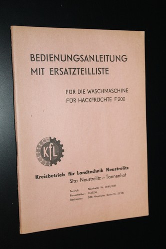 Bedienanleitung prospekt - bedienanleitung,
