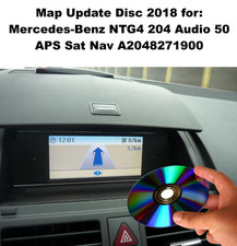 Kartenupdate DVD 2018 für Mercedes-Benz NTG4 204 Audio 50 APS Navi A2048271900