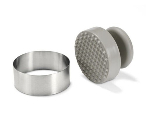 Burgerpresse edelstahl 9cm - burgerpresse, edelstahl,