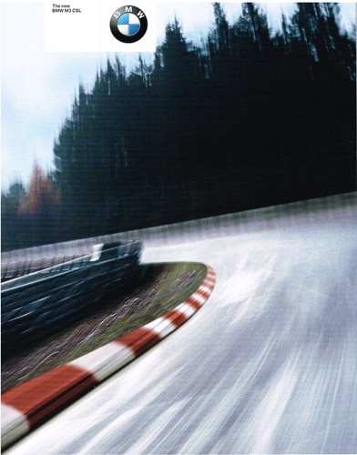 Bmw csl prospekt 2003 - m3,