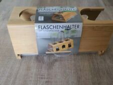 Flaschenhalter Bambus Abtropfschale Kesper Haushalt Küche Deko 