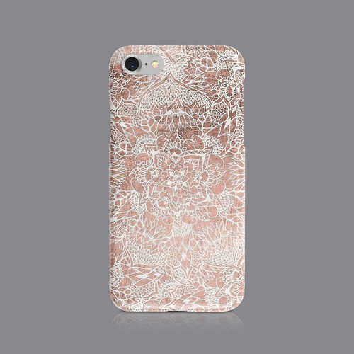 Handyhülle rosegold glitzer - rosegold,