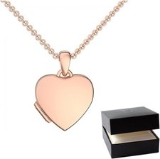 Amoonic Foto Medaillon Herz in