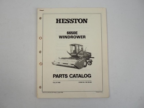 Hesston 6650e windrower - 6650e,