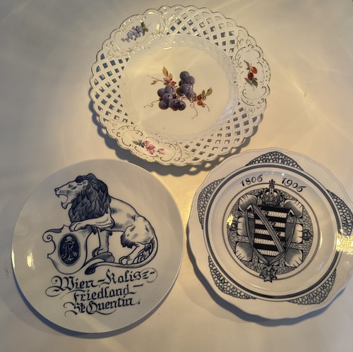 Meissen teller - 3x, meissen,teller,