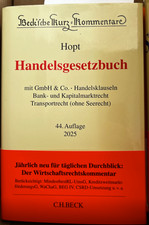 Hopt, Handelsgesetzbuch ( HGB )  44. Auflage 2025 gebraucht, sehr guter Zustand