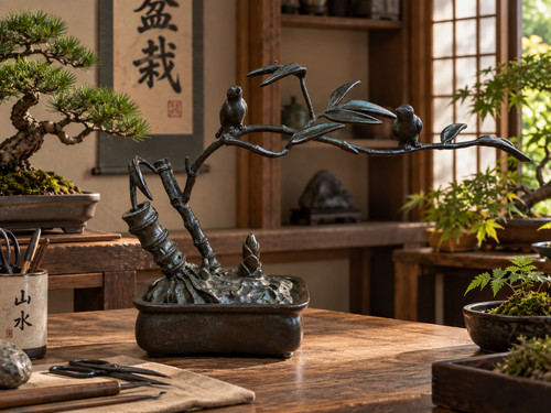 Bronze okimono japanische - okimono,