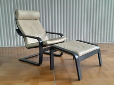 Ikea Poäng Sessel und Hocker