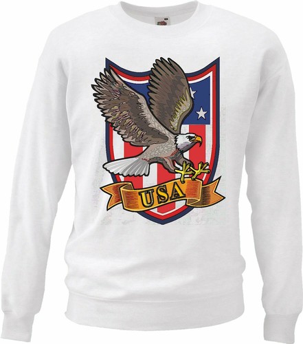 Sweatshirt adler auf einer usa - einer,