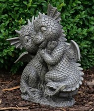 Gartenfigur Gartendrache -