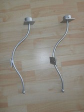 Wandhalter Teelichter - 2 Stück, Farbe: silber