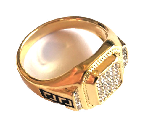 Siegelring gold innen - gr.,