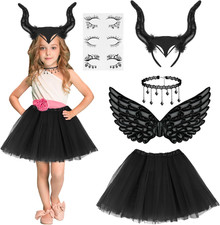 ACWOO Mädchen Einhorn Prinzessin Kleid, Fee Kostüm Mädchen，Tutu Rock Ballettrock