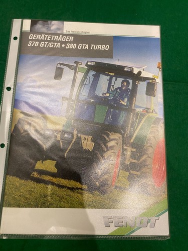 Prospekt fendt geräteträger - prospekt,