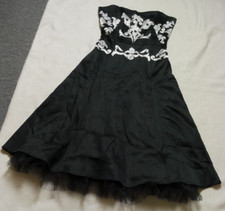 Warehouse - Damen - Corsagenkleid - Cocktailkleid - Gr. 34 - schwarz