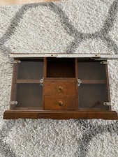 Kleiner antiker Holzschrank – Vintage Schränkchen – Massivholz