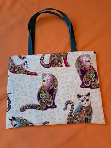 Geschenktasche stoff goldene - geschenktasche,