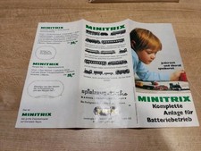 Minitrix Spur N Prospekt Werbefleyer