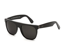 Retrosuperfuture Flat Top Schwarze Sonnenbrille Unisex