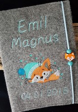 Wollfilz /Filz/ U-Heft Hülle/