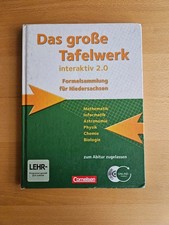 Große Tafelwerk Interaktiv 2.0 Niedersachsen. Schülerbuch von Willi Wörstenfeld