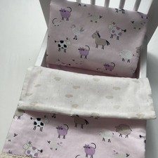 Puppenbettwäsche Kissen für