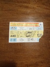 Sammlerticket Fußball WM 82  Deutschland - England Copa Mundial Espana