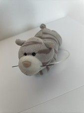 Nici Katze Plüschtier liegend mit Reifen ca. 10 cm Stofftier Kuscheltier