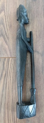 Holzfigur ethno arbeitende - ethno,