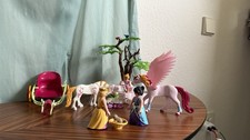 Playmobil Königin, Gräfin, Prinzessin, Fee, Elfen, Märchen, Einhorn Set Wie Neu