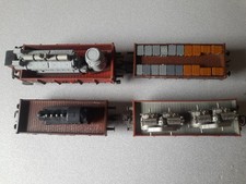 modelleisenbahn h0 konvolut wagons mit ladegut 