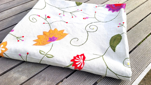 Tischdecke applikation - tischdecke,