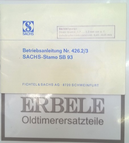 Betriebsanleitung sachs motor - betriebsanleitung,