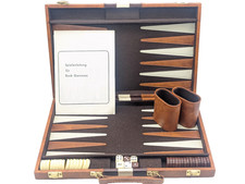 Backgammon koffer kunstleder - backgammon,