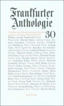 Frankfurter anthologie - frankfurter,