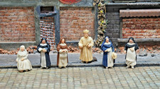 1/87 6er Figuren Set Priester