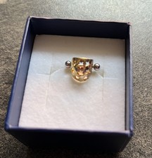 Ohr Schmuck Piercing Stecker Bogen in Bicolor